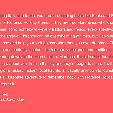 Florence Holiday Homes Ponte Vecchio Esterno foto